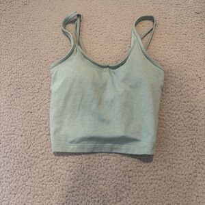 Vuori Light Green Crop Top